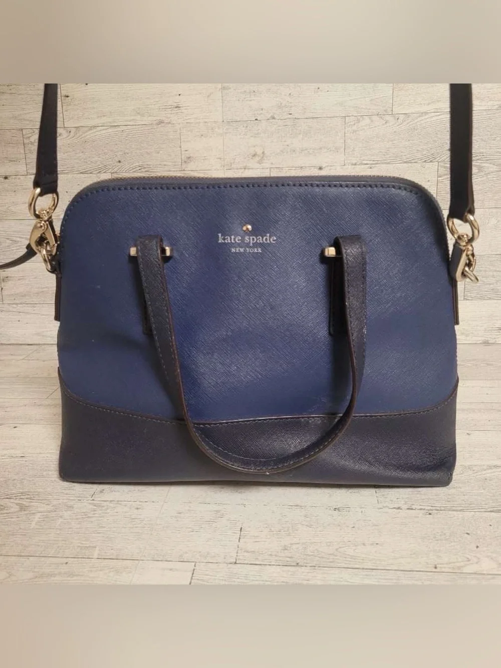 Women’s Kate Spade Navy Blue New York Cedar Street Maise Crossbody Handbag Purse